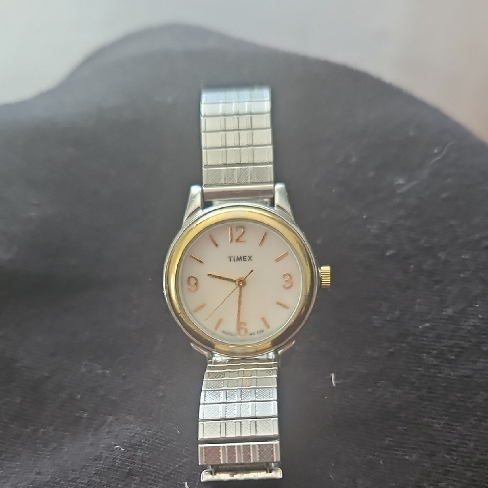 Timex Women's Gold and Silver Watch